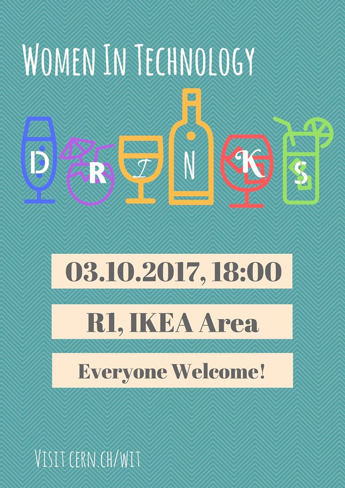 Women in Technology Drinks - Tuesday, 3 October 18:00 - R1