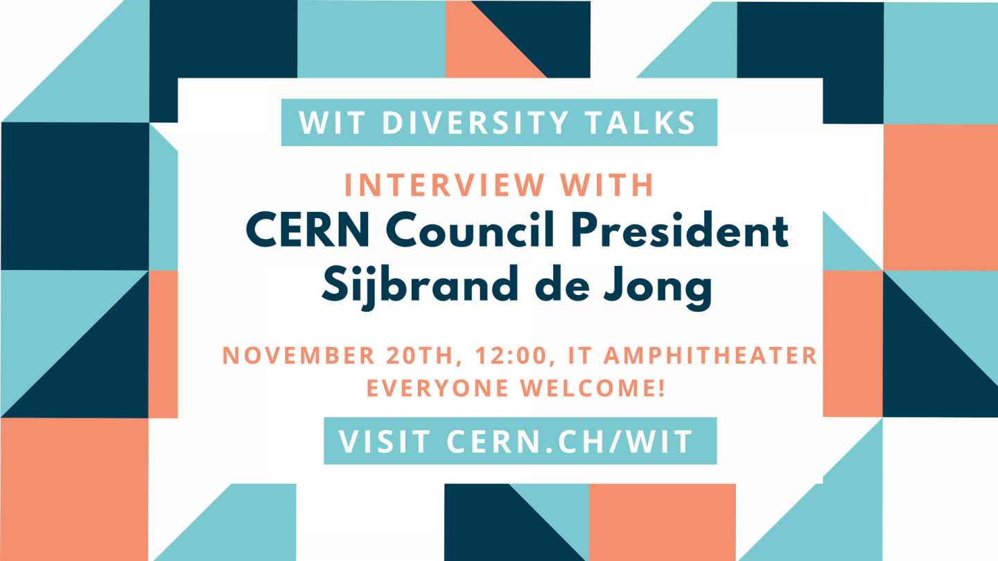 WIT Diversity Talk with Sijbrand de Jong | 20 November 
