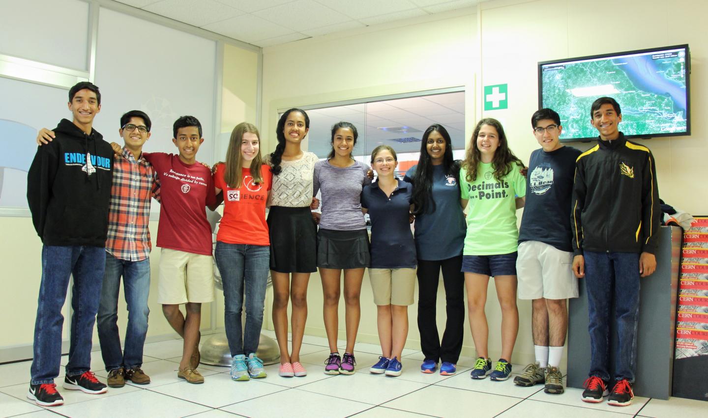 Award-winning high-school students visit CERN