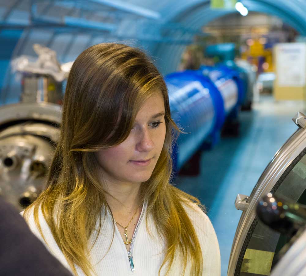 Google Science Fair winner Brittany Wenger visits CERN