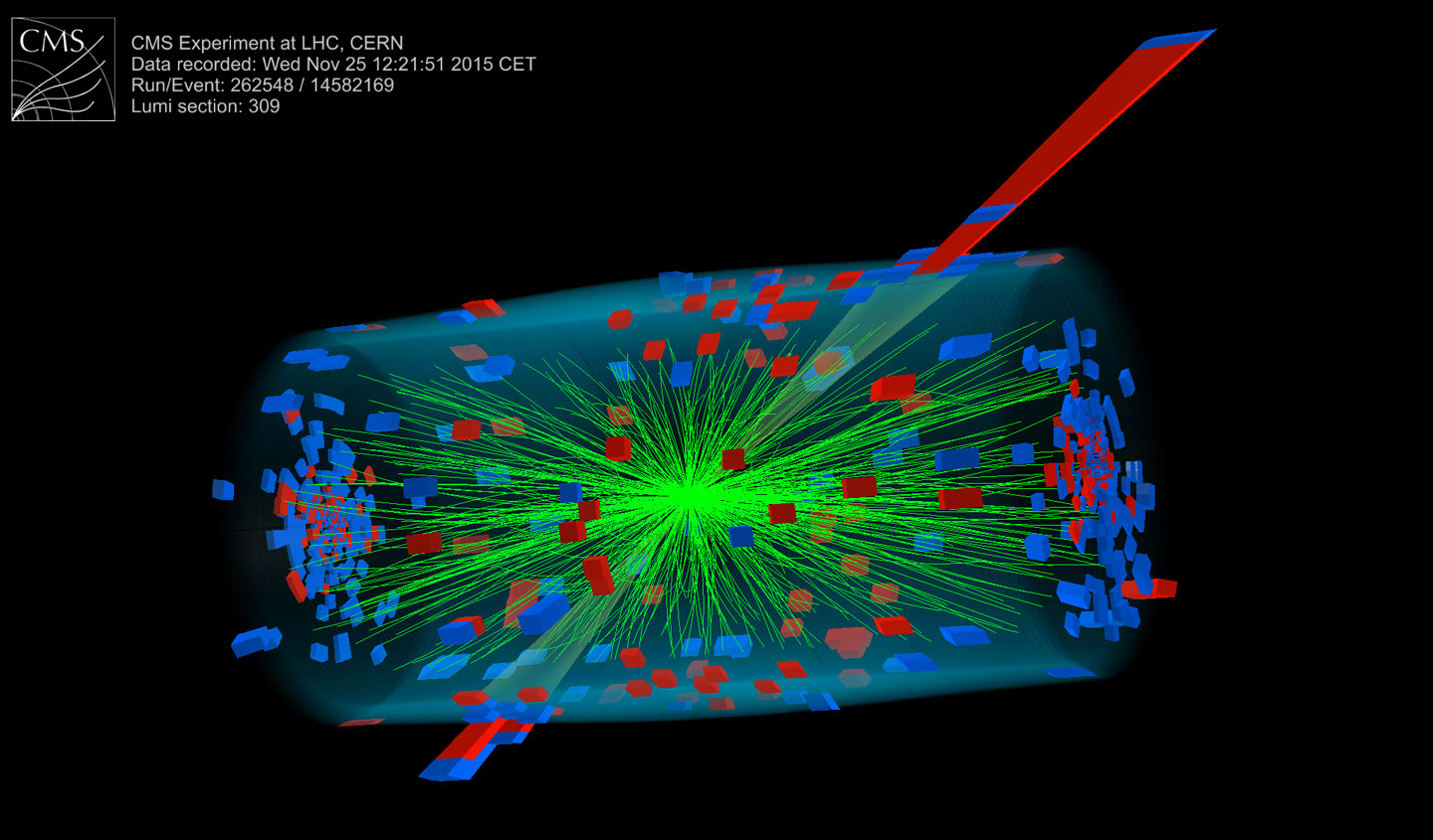LHC collides ions at new record energy