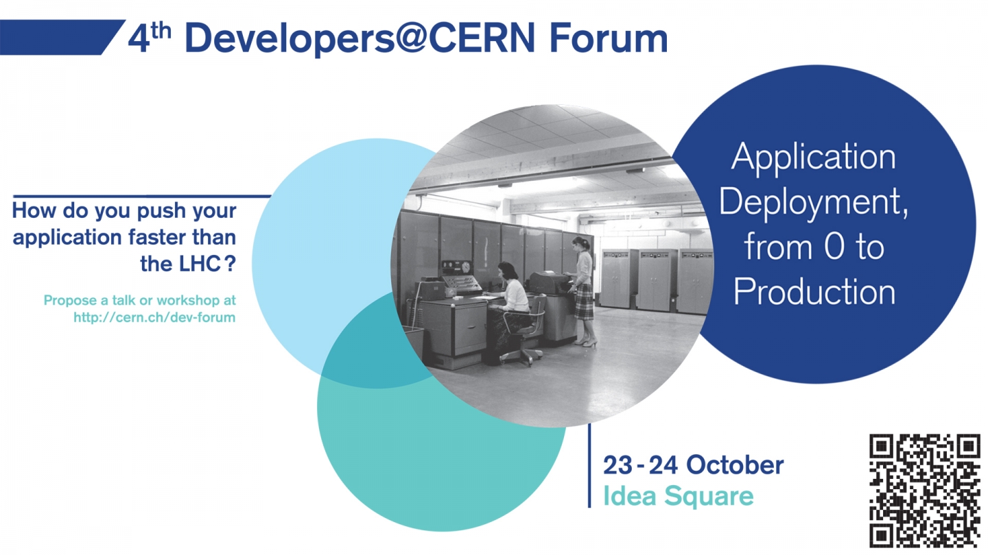Call for abstracts for the 4th Developers@CERN Forum