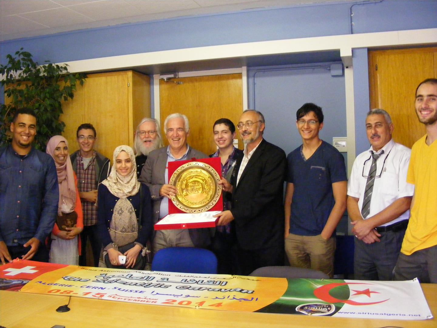 Algerian scientists visit CERN