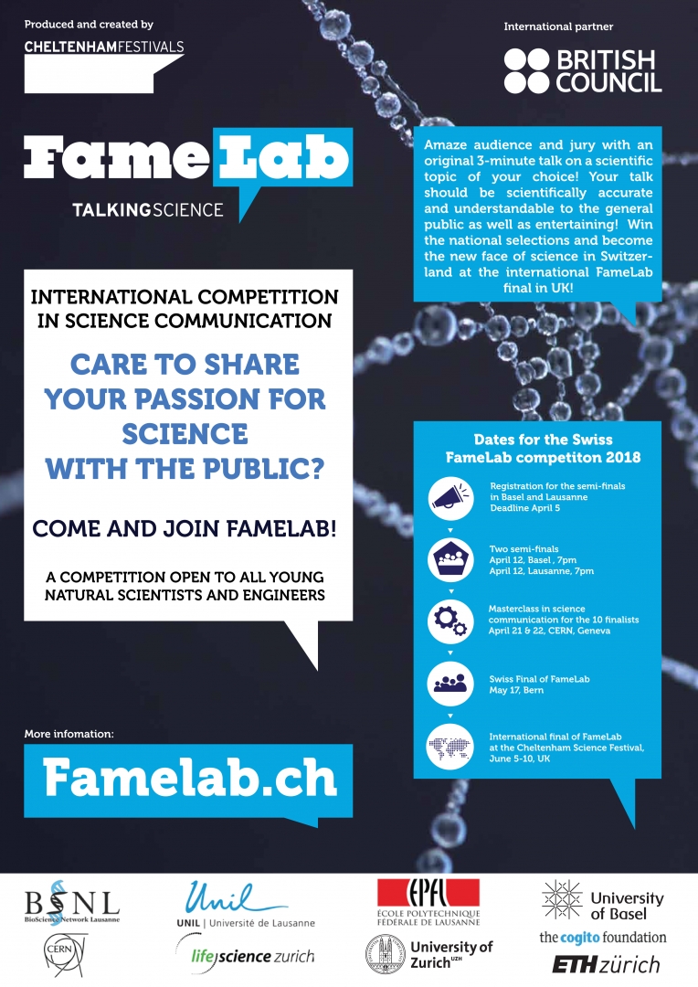 Come and join Famelab!
