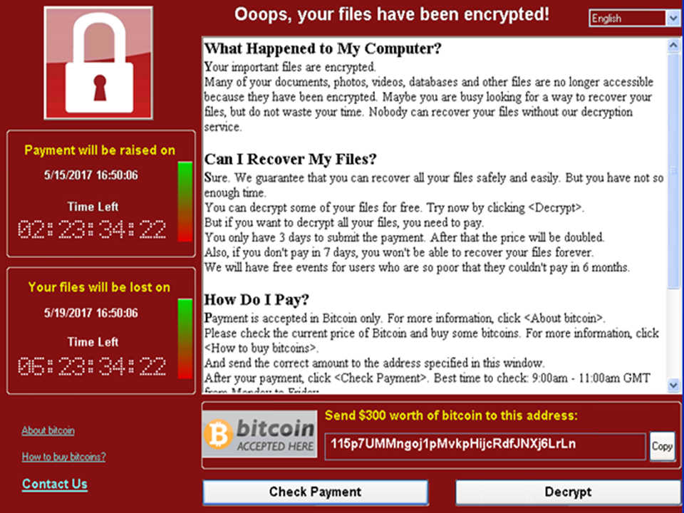 Sécurité informatique : « WannaCry » ? Pensez aux patchs !