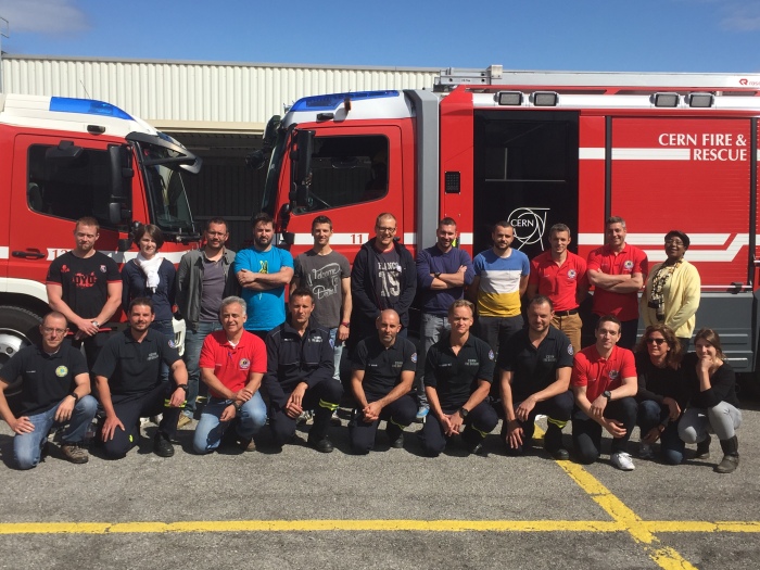 CERN’s firefighters hone their trauma response skills