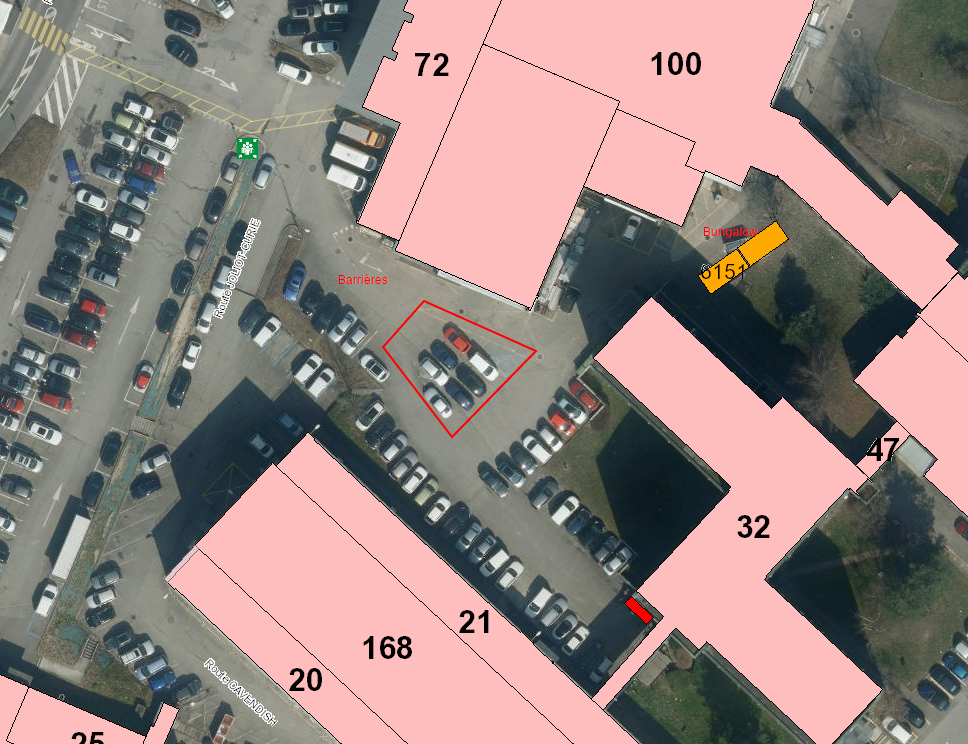 18-21 September: closure of the parking lot of Blg. 32 & 100