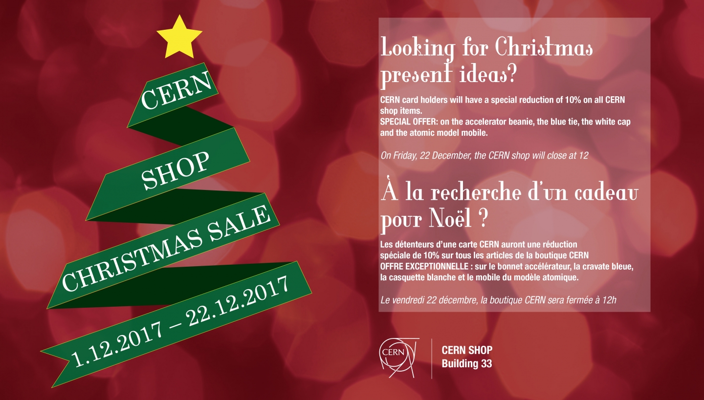 CERN shop Christmas sale