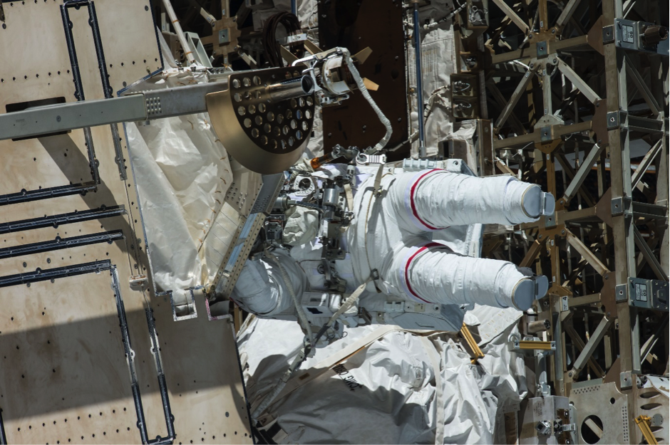 200th spacewalk upgrades Alpha Magnetic Spectrometer 