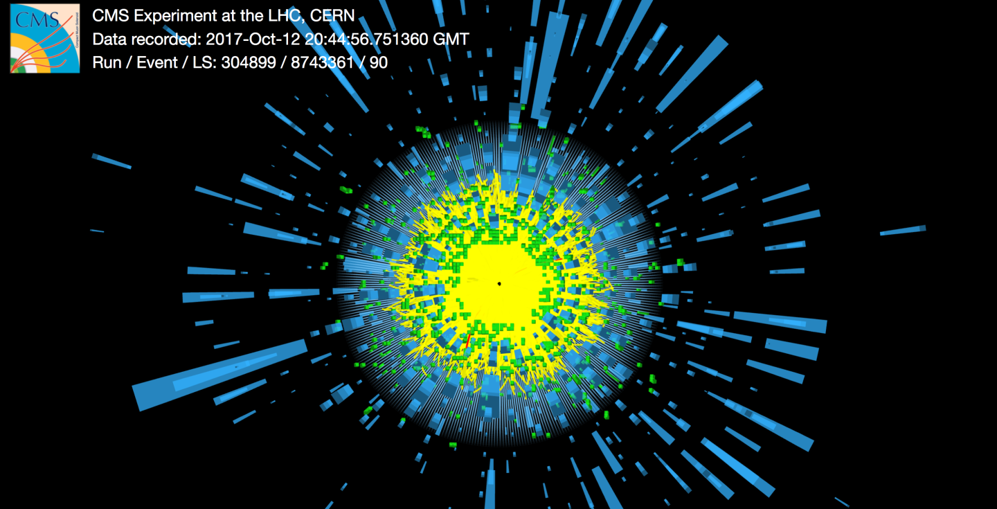LHC report: xenon in action
