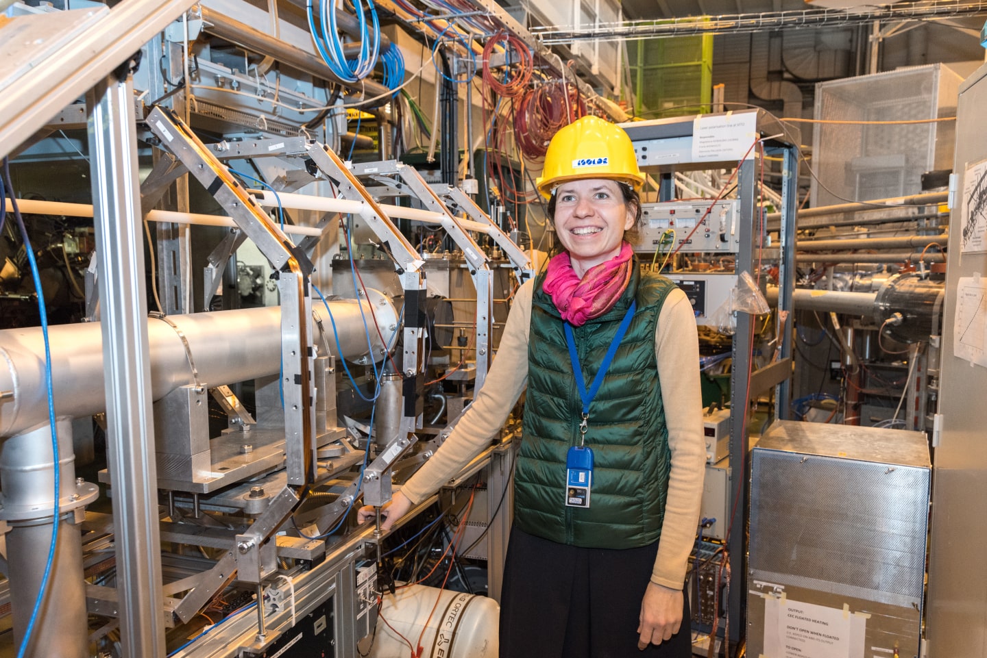 ISOLDE researcher Magdalena Kowalska is leading the study into DNA molecules using isotopes. (Image: Sophia Bennett/CERN)