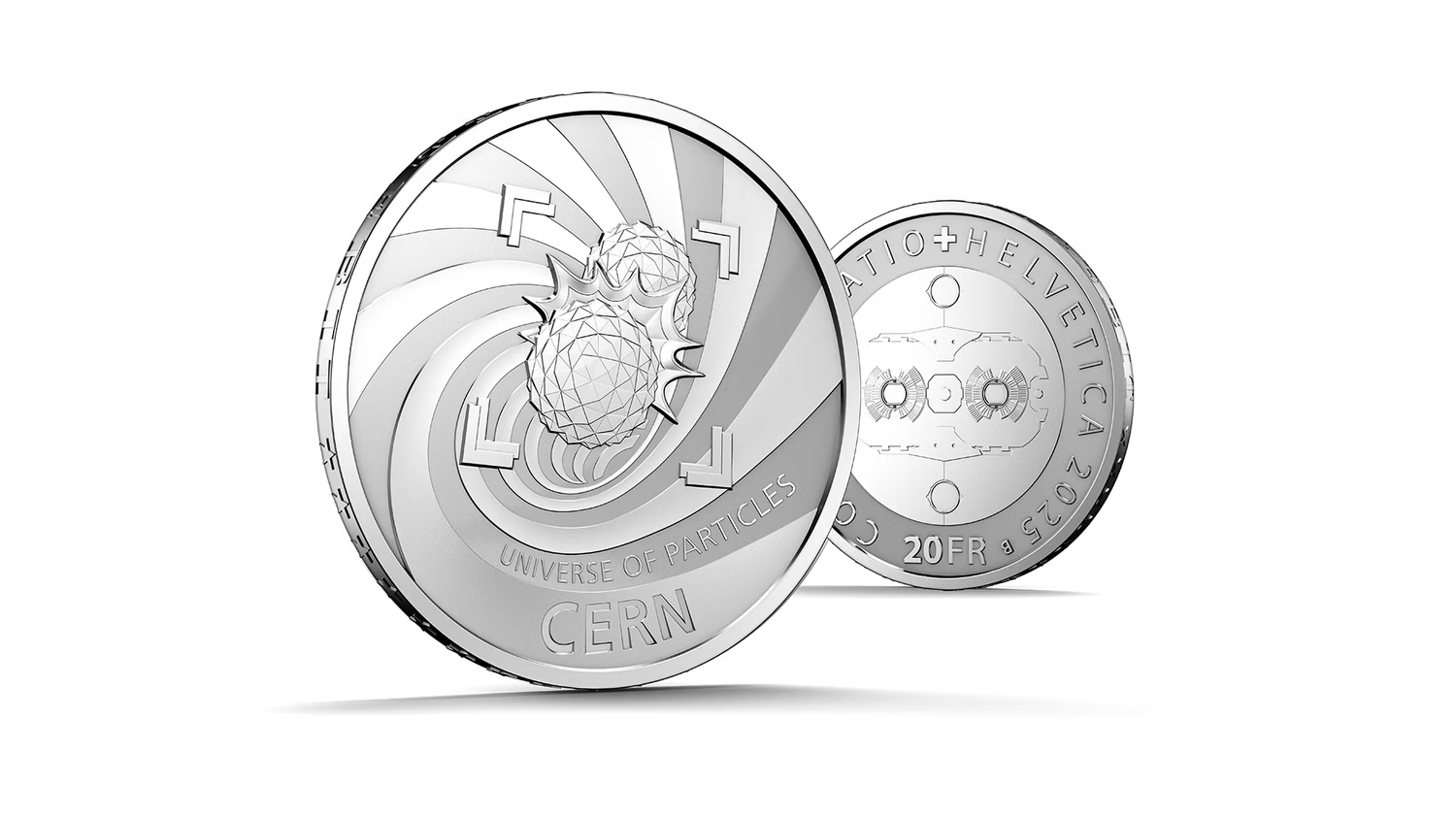 Drawing of a silver coin