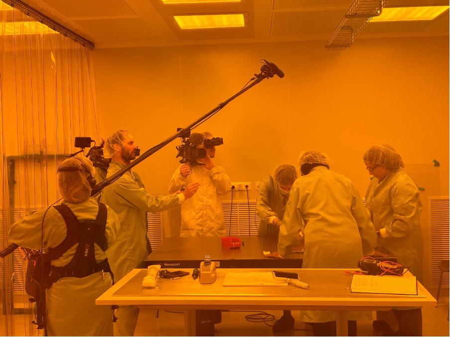 behind the scenes of The Peace Particle