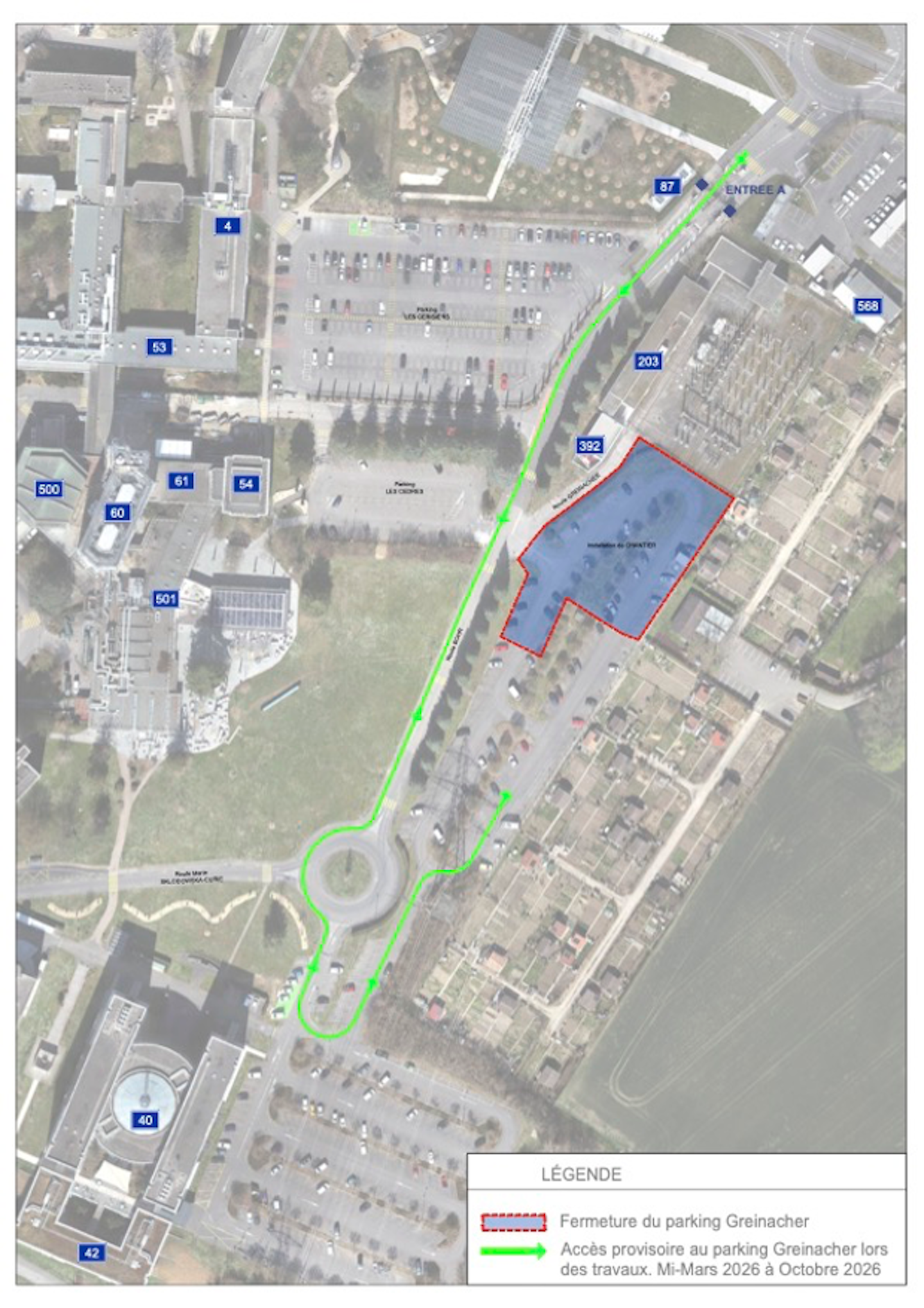Map Greinacher parking