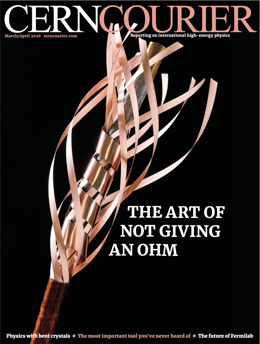 March/April 2026 Courier cover, featuring an unravelled cable with the title "THE ART OF NOT GIVING AN OHM" overlayed