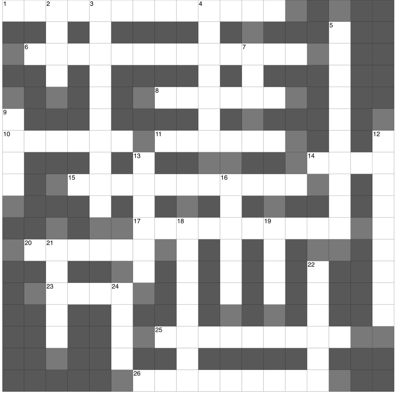 image of crossword puzzle 