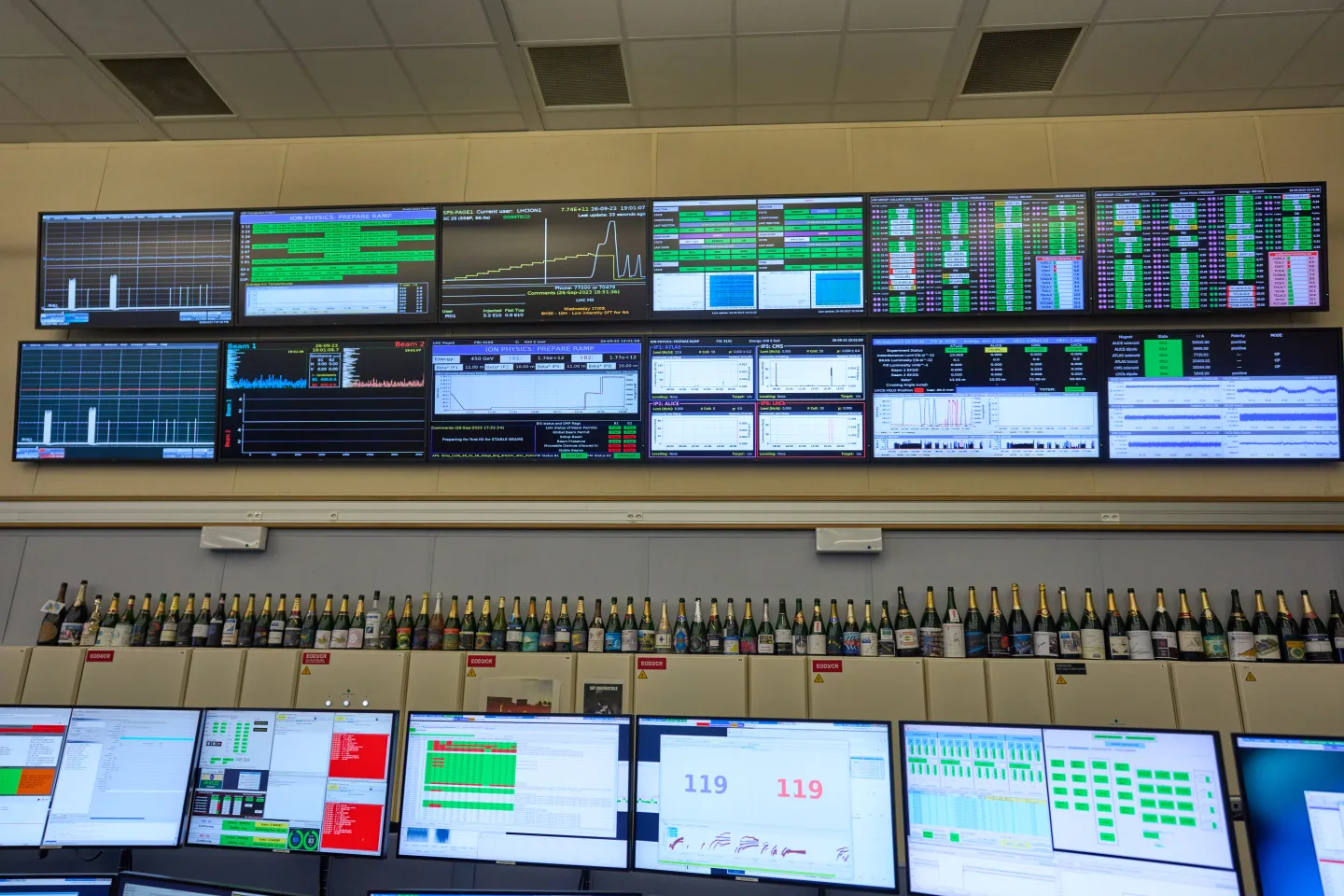 LIVE: from the CERN Control Centre with the four largest LHC experiments