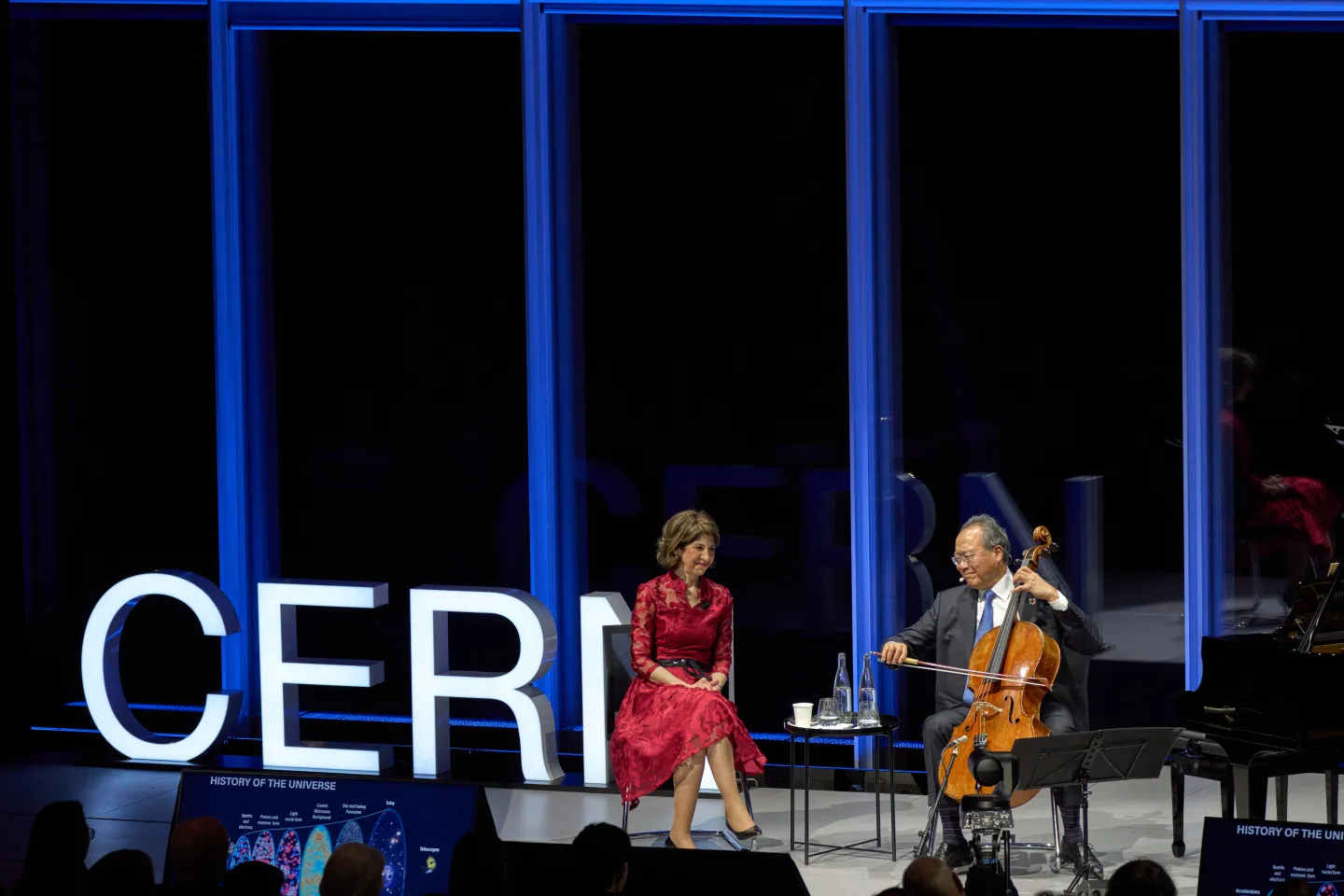 Musique et physique : un voyage spatio-temporel jusqu’à nos origines, avec Yo-Yo Ma et Fabiola Gianotti