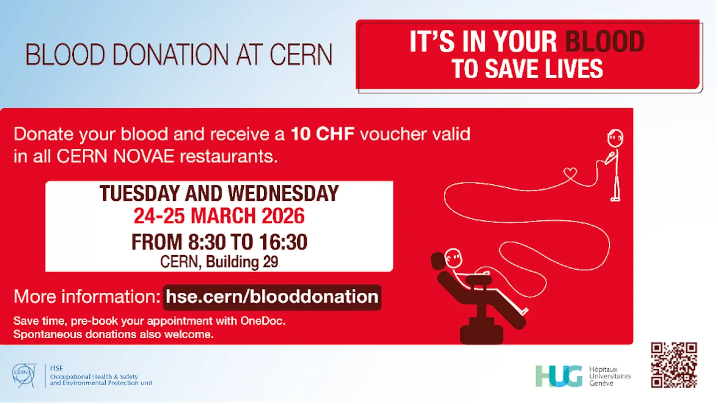 24 – 25 March | Next blood donation campaign | Building 29