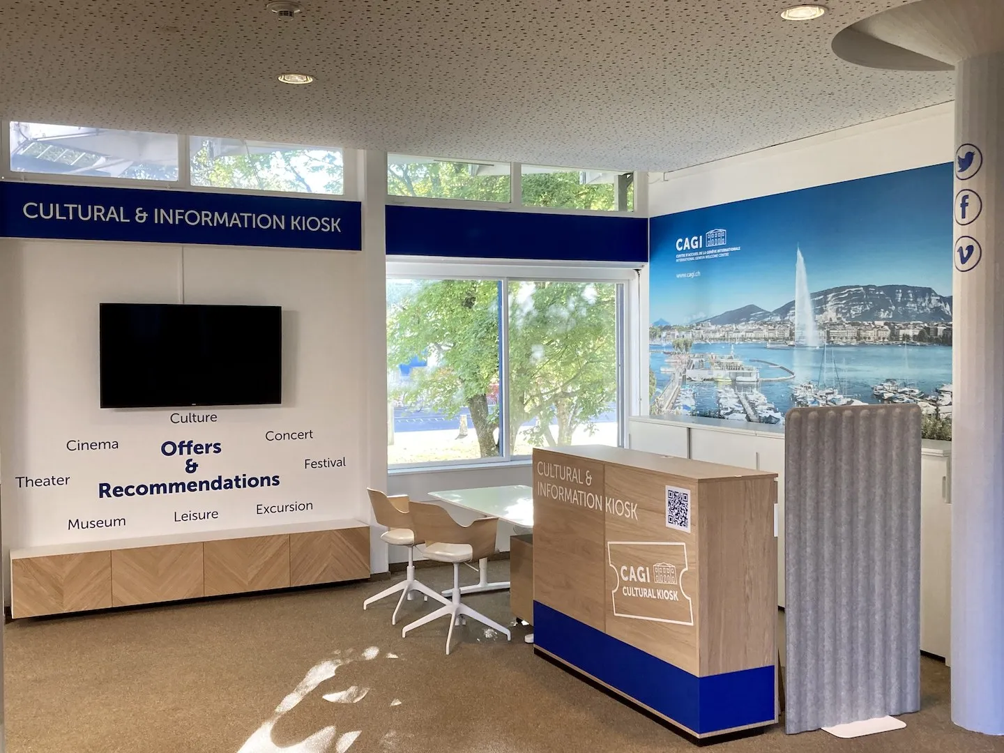 The International Geneva Welcome Centre’s (CAGI) cultural kiosk will open for business at CERN on 19 September