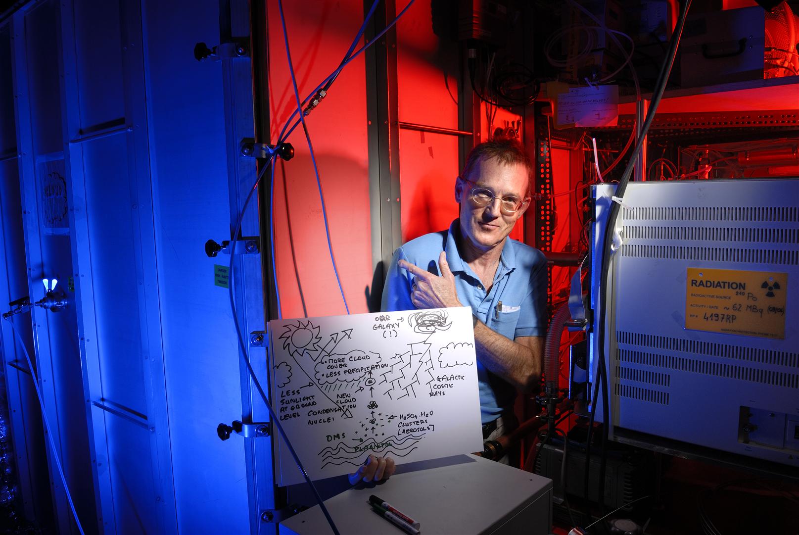 New experiment to investigate the effect of galactic cosmic rays on clouds and climate