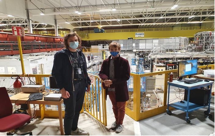Les lauréats du concours européen des jeunes scientifiques en visite au CERN
