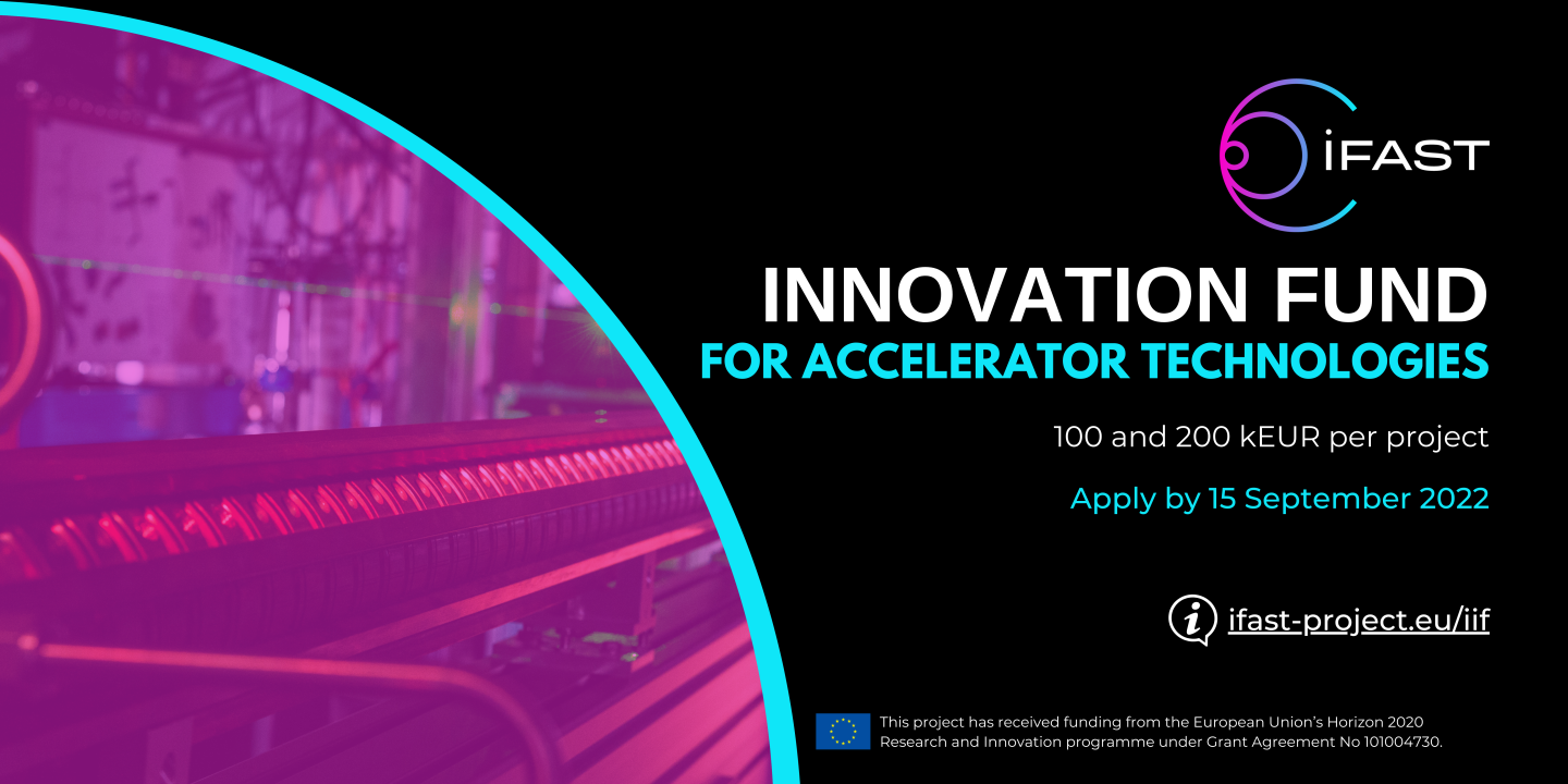 I.FAST launches a new fund to support innovation in accelerator technologies