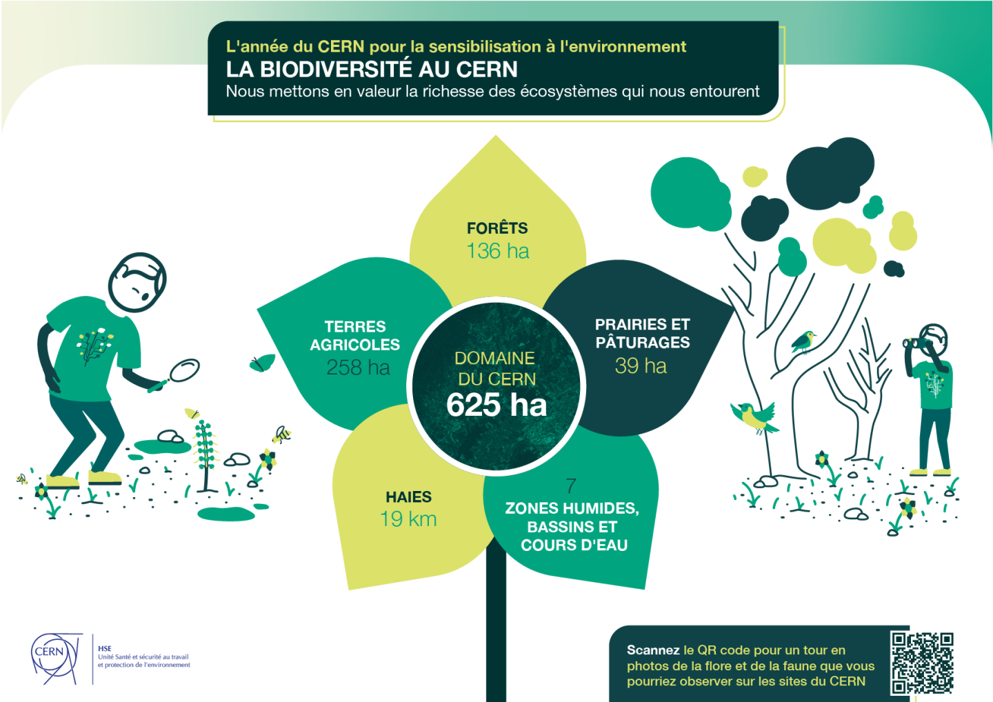 Sensibilisation à l&rsquo;environnement : la biodiversité au CERN