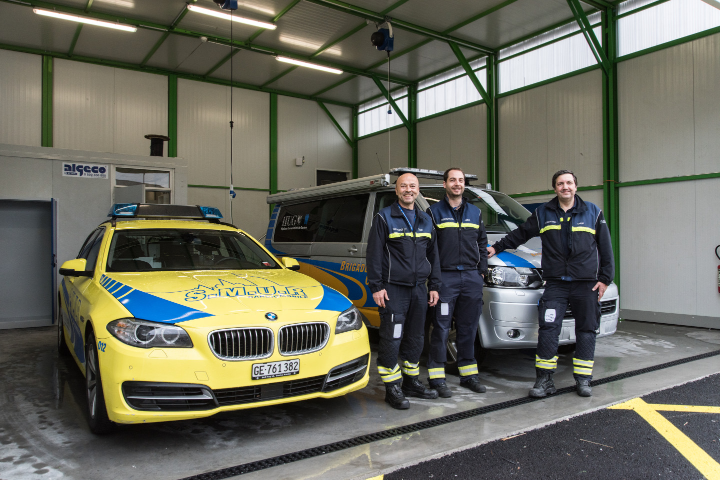 HUG and CERN open an emergency response centre