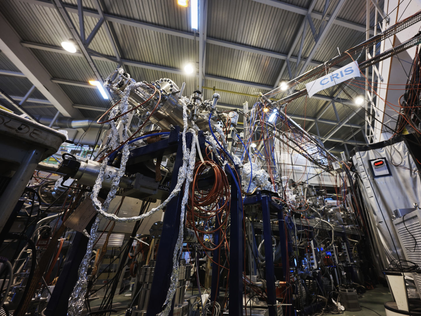 ISOLDE scores a first with laser spectroscopy of short-lived radioactive molecules