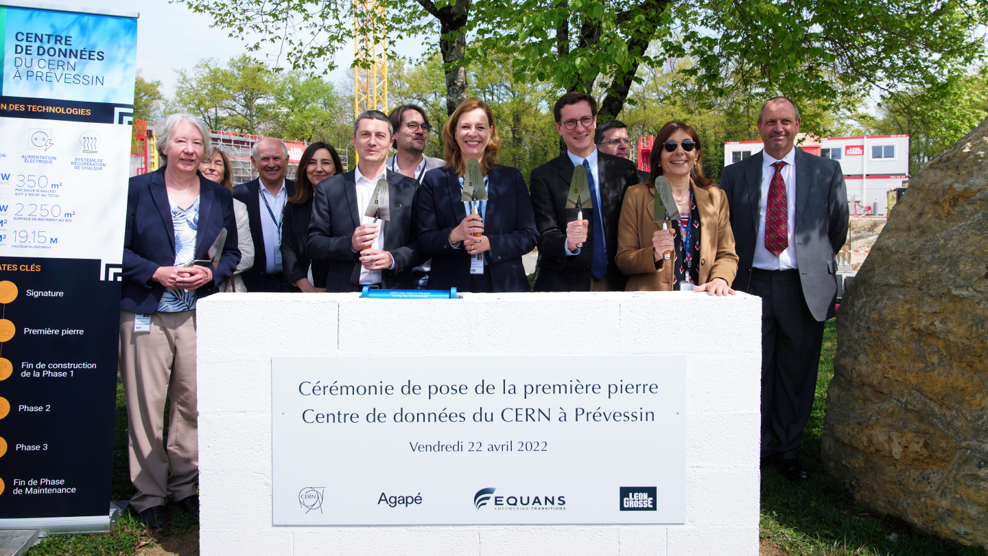 Building work for CERN’s new data centre in Prévessin begins