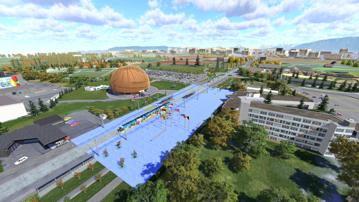 The Etat de Genève, CERN and the Commune de Meyrin announce the start of work on the Esplanade des Particules in Meyrin