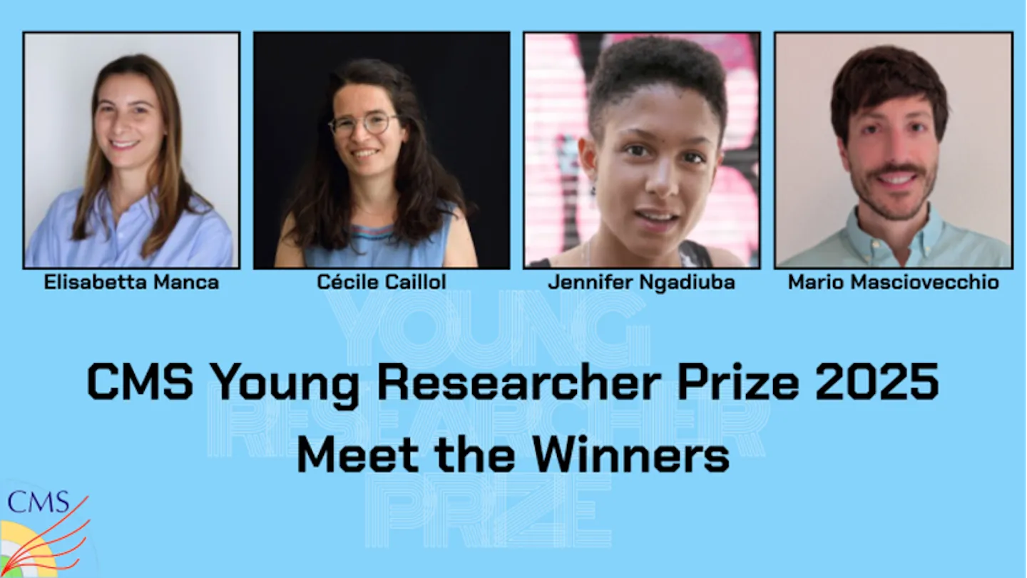 CMS congratulates its 2024 Thesis Award and 2025 Young Researcher Prize winners