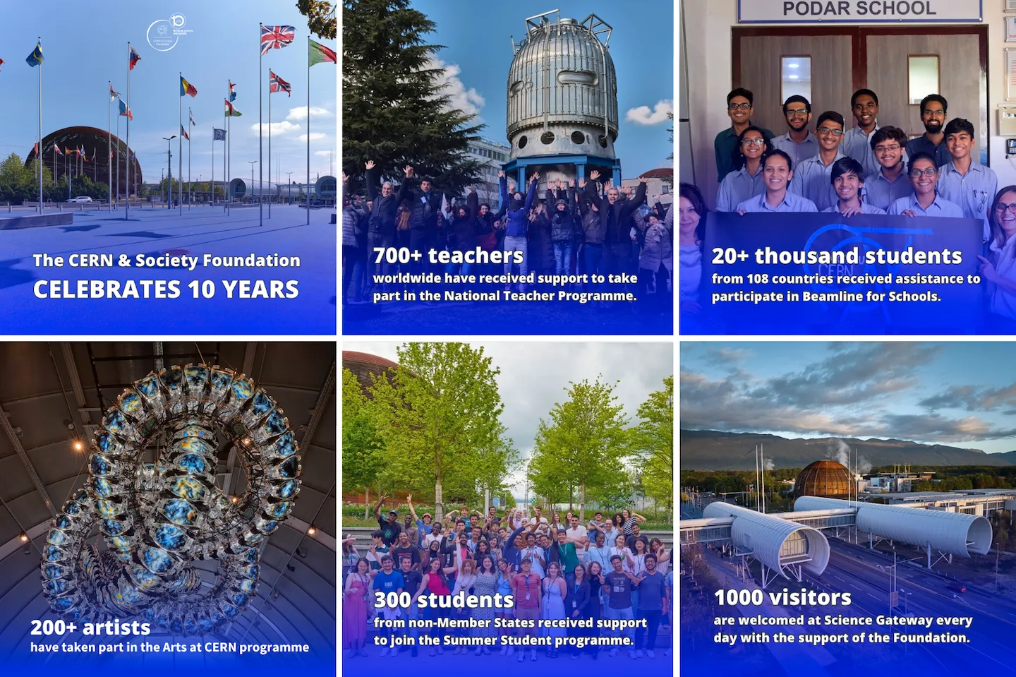La Fondation CERN & Société fête ses 10 ans