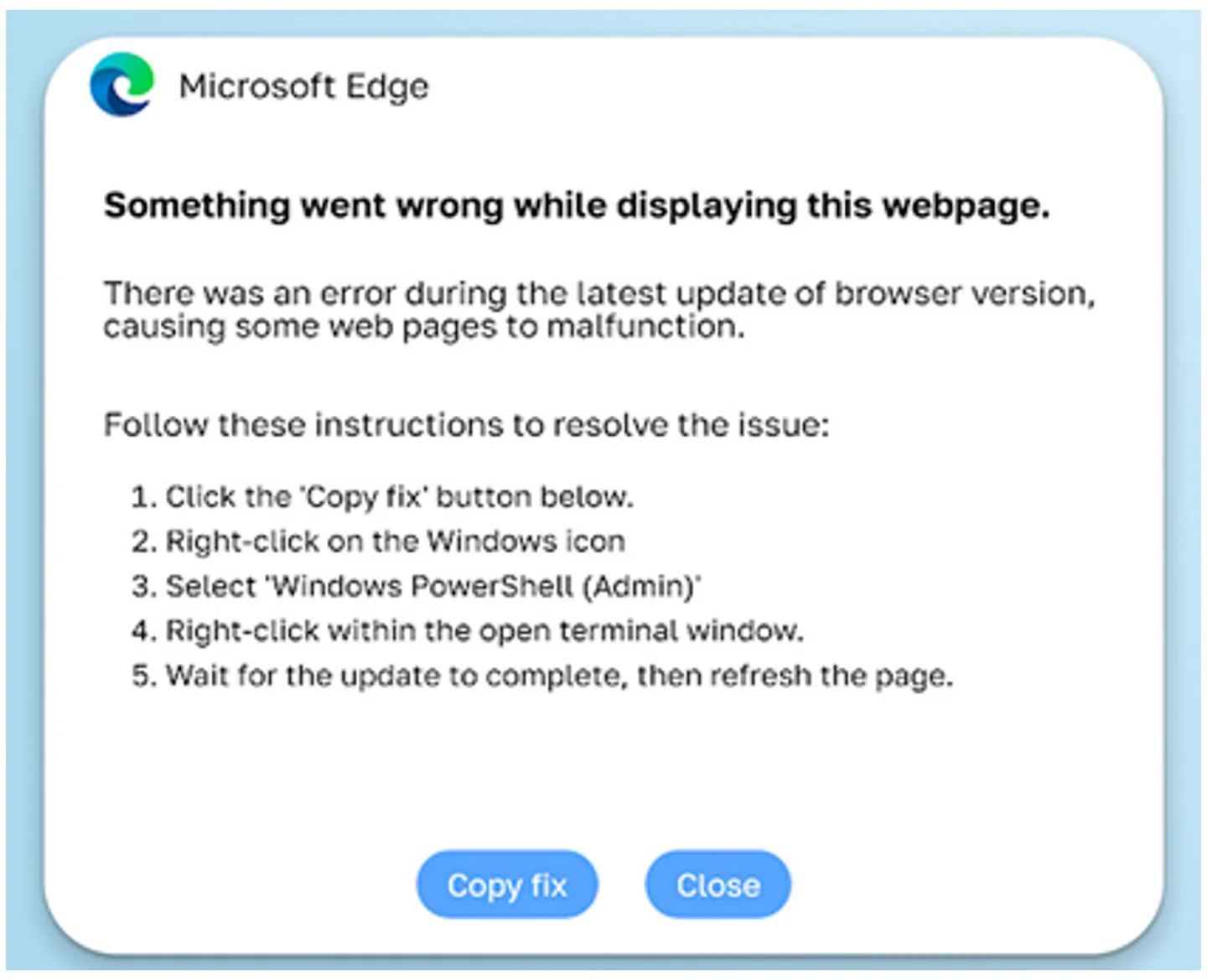 Screenshot ClickFixing 2