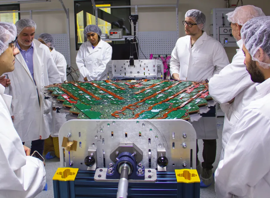 Groundbreaking CMS calorimeter for the High-Luminosity LHC
