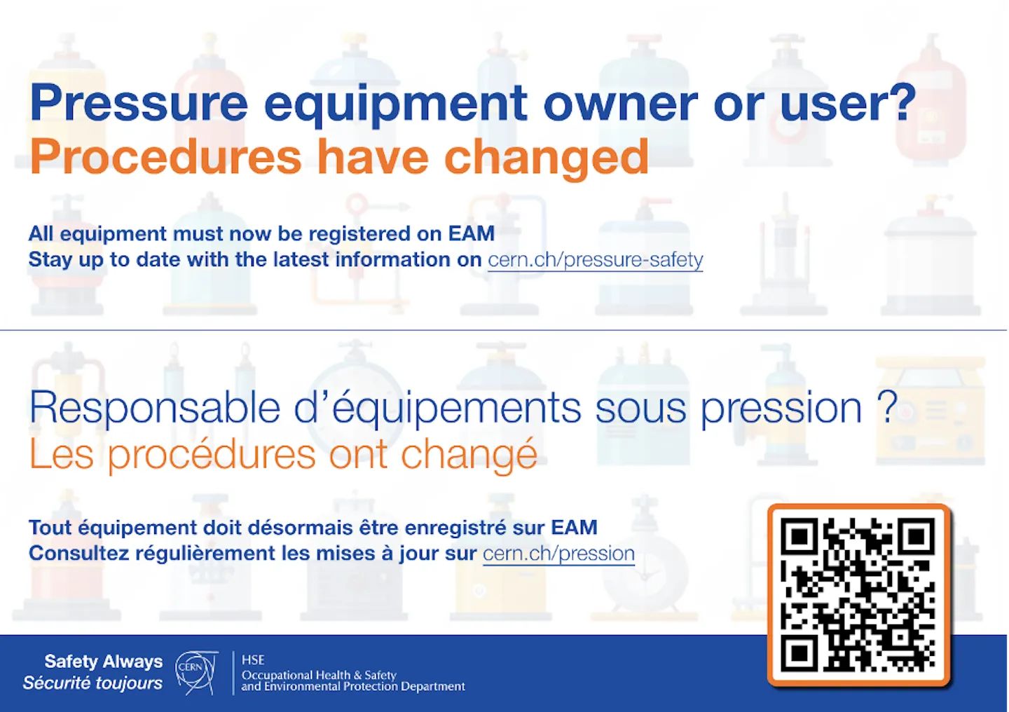 Pressure equipment safety: your responsibility, our priority