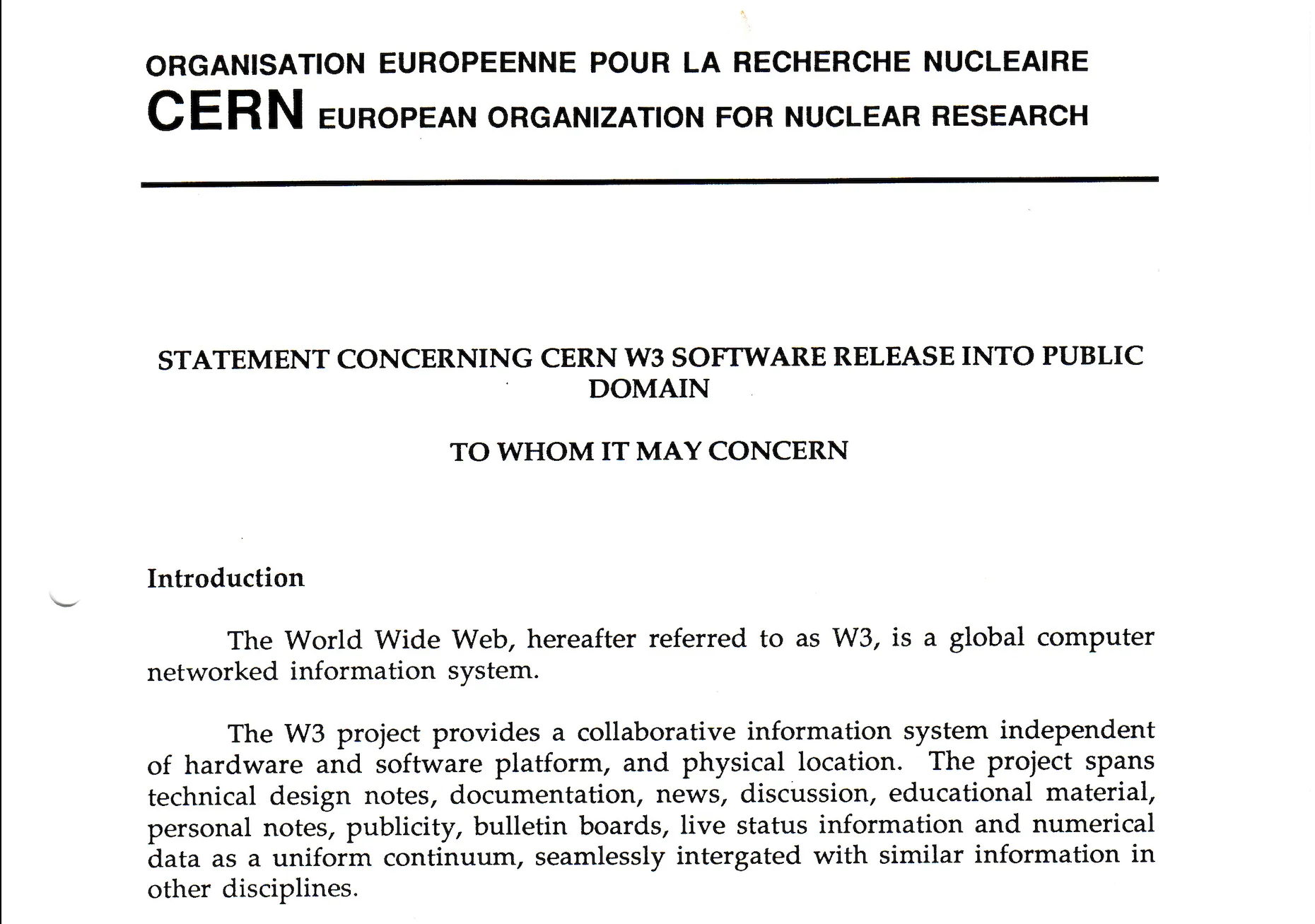 30 years of a free and open Web