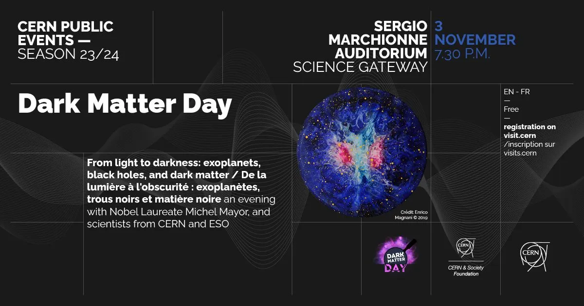 Venez célébrer la Journée internationale de la matière noire au Portail de la science du CERN