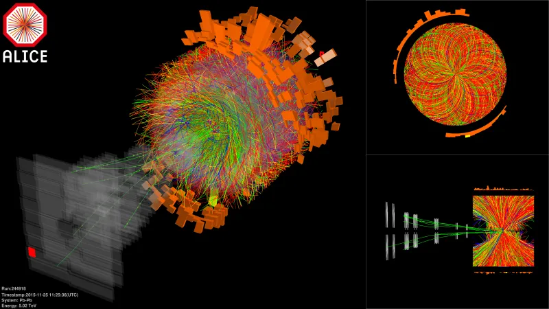 The LHC collides ions at new record energy