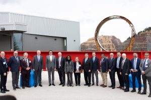 First steel beams for DUNE start to be lowered