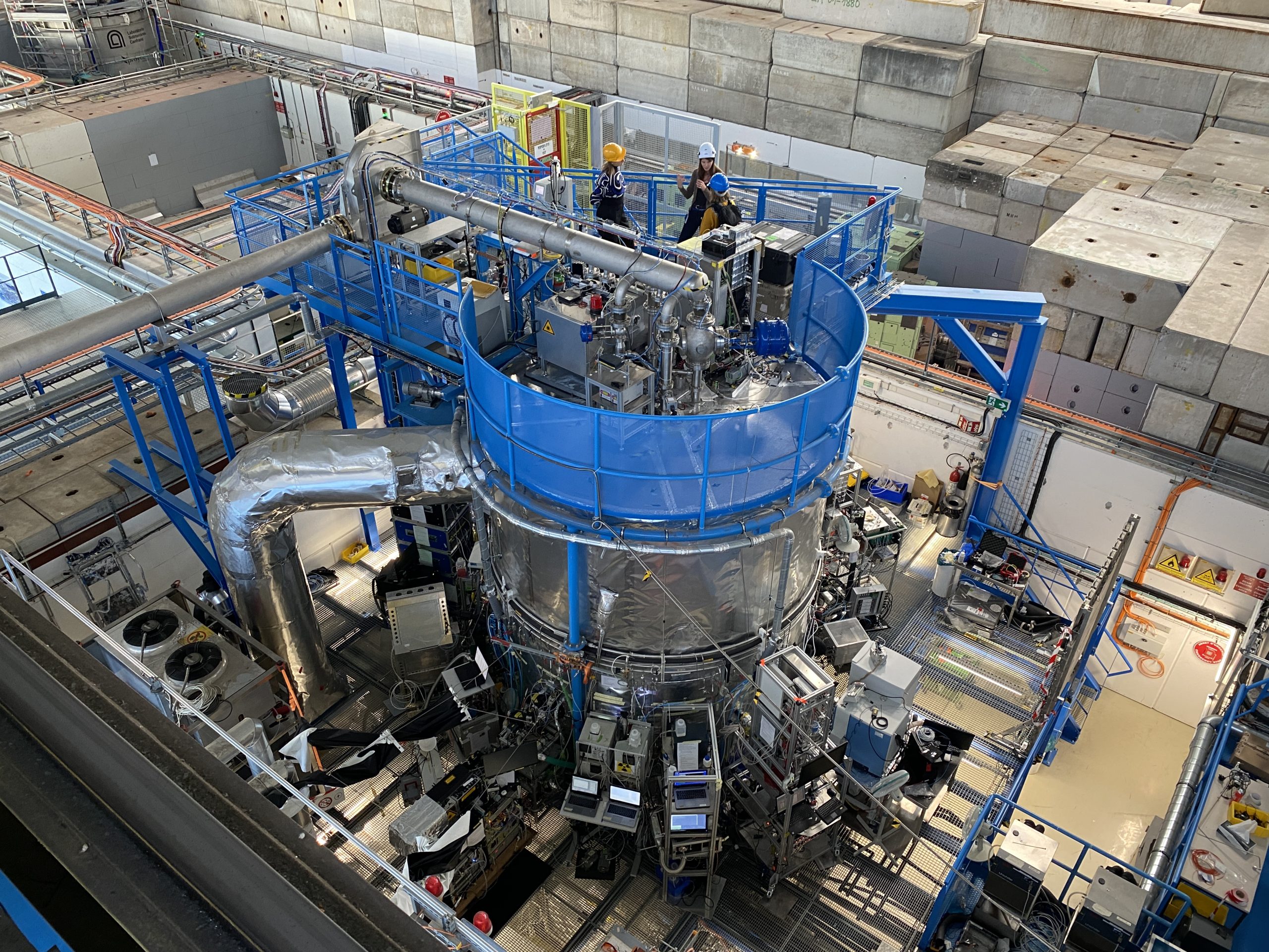 View from above of the CLOUD experiment