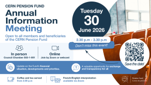 CERN Pension Fund – Annual Information Meeting 2026