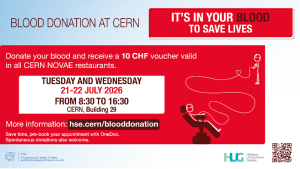 Next blood donation campaign on 21 and 22 July, Building 29