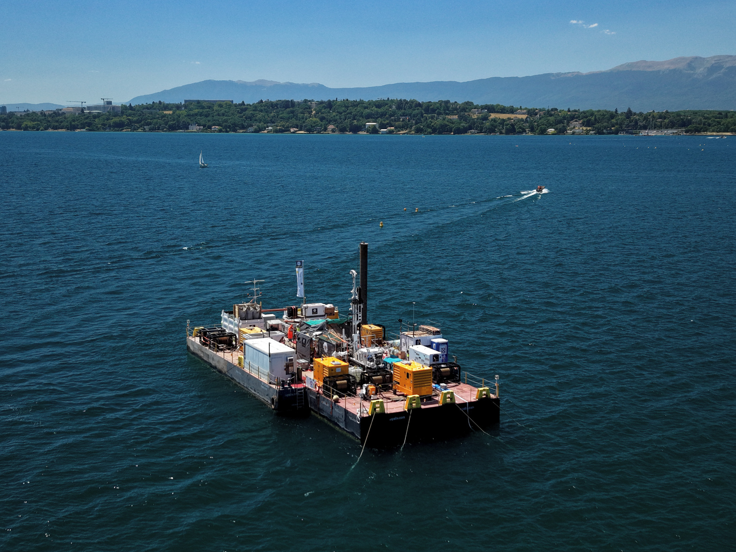 Décrypter les strates sous le lac Léman