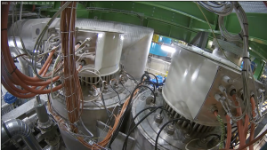 The LHC is being warmed up from near absolute zero to room temperature