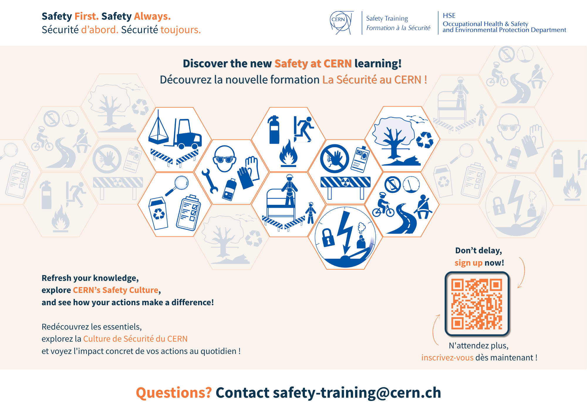 Reinforcing our Safety culture with the new Safety at CERN e-learning course